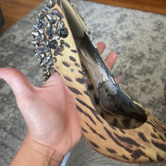 Leopard print- peep toe Sam Edelman - Picture 4 of 5